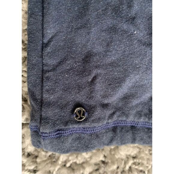82 LULULEMON Gratitude WRAP SNAP navy blue SWEATSHIRT JACKET sz 8 - Picture 9 of 10
